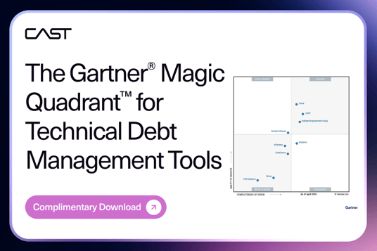 Gartner® Magic Quadrant for Technical Debt Management Tools