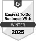 CAST Highlight is a leader on G2 on easisest to do business with
