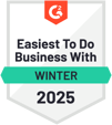 CAST Highlight is a leader on G2 on easisest to do business with