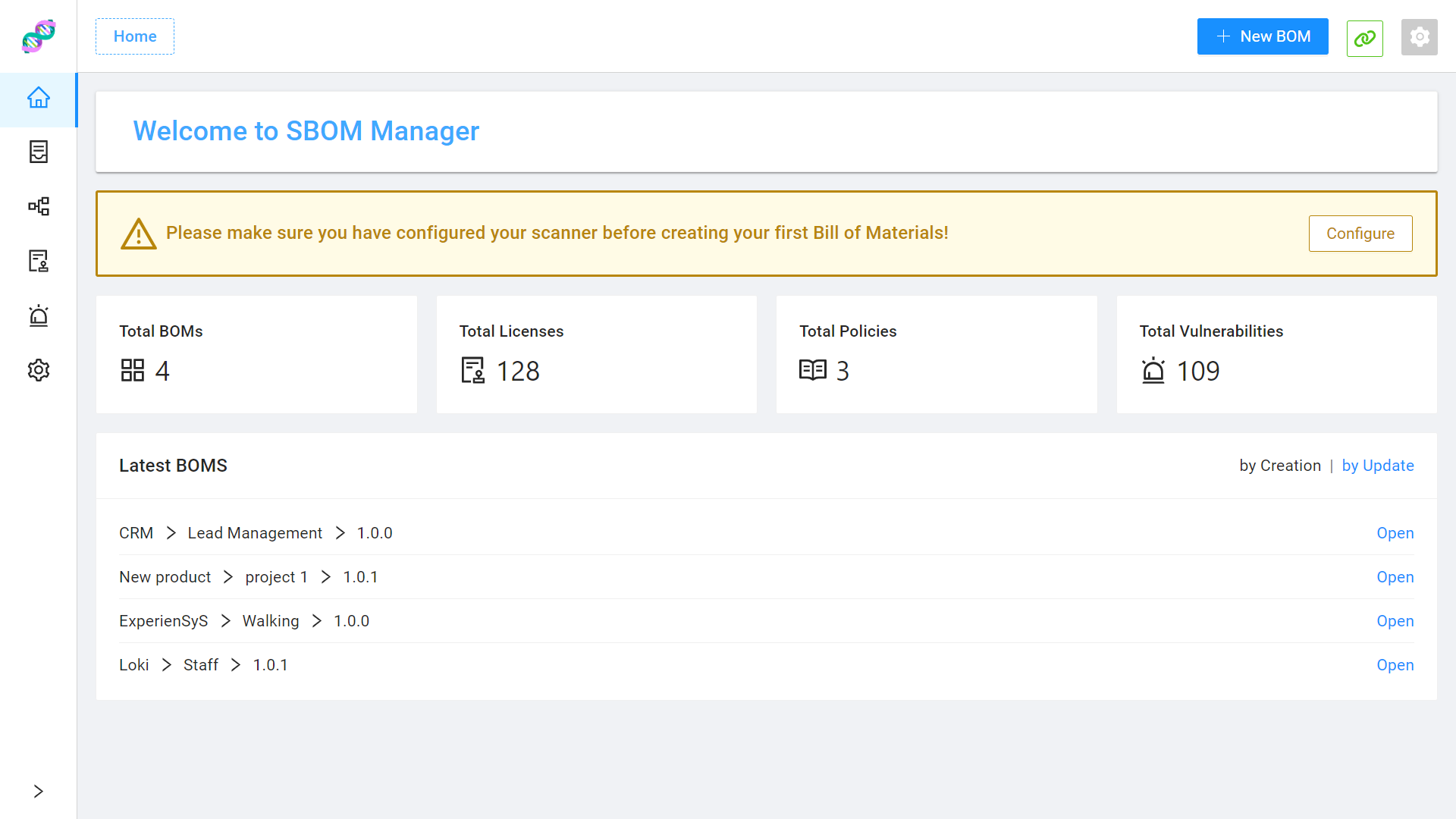 SBOM Manager