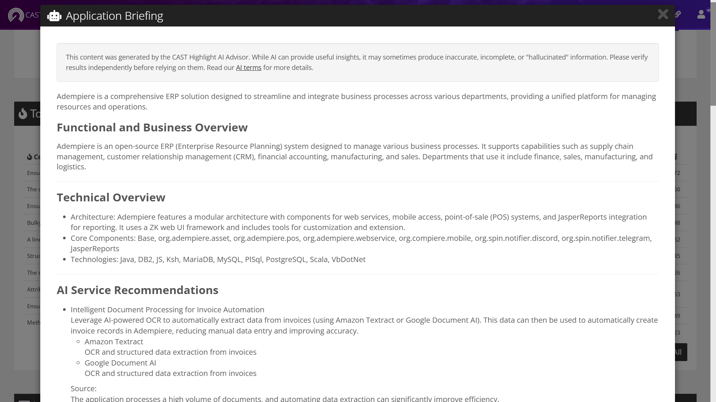 Application Briefing Application Briefing