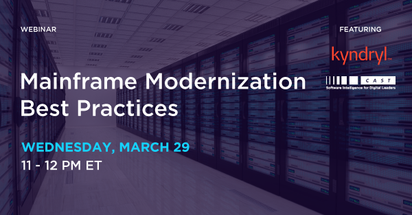 Mainframe Modernization (for Cloud) Best Practices