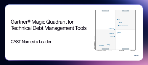 Gartner® Magic Quadrant for Technical Debt Management Tools