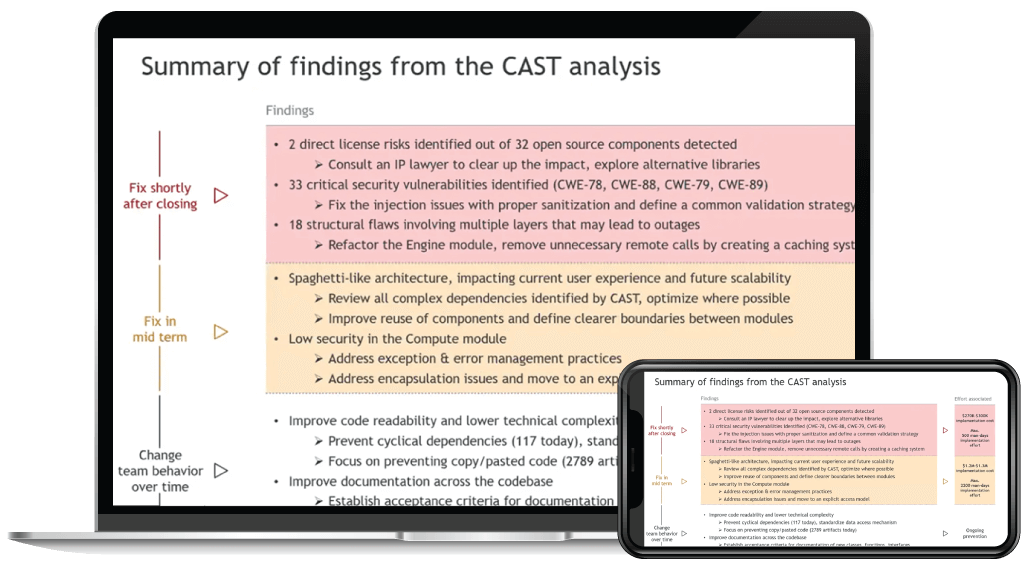 M&A Tech Due Diligence