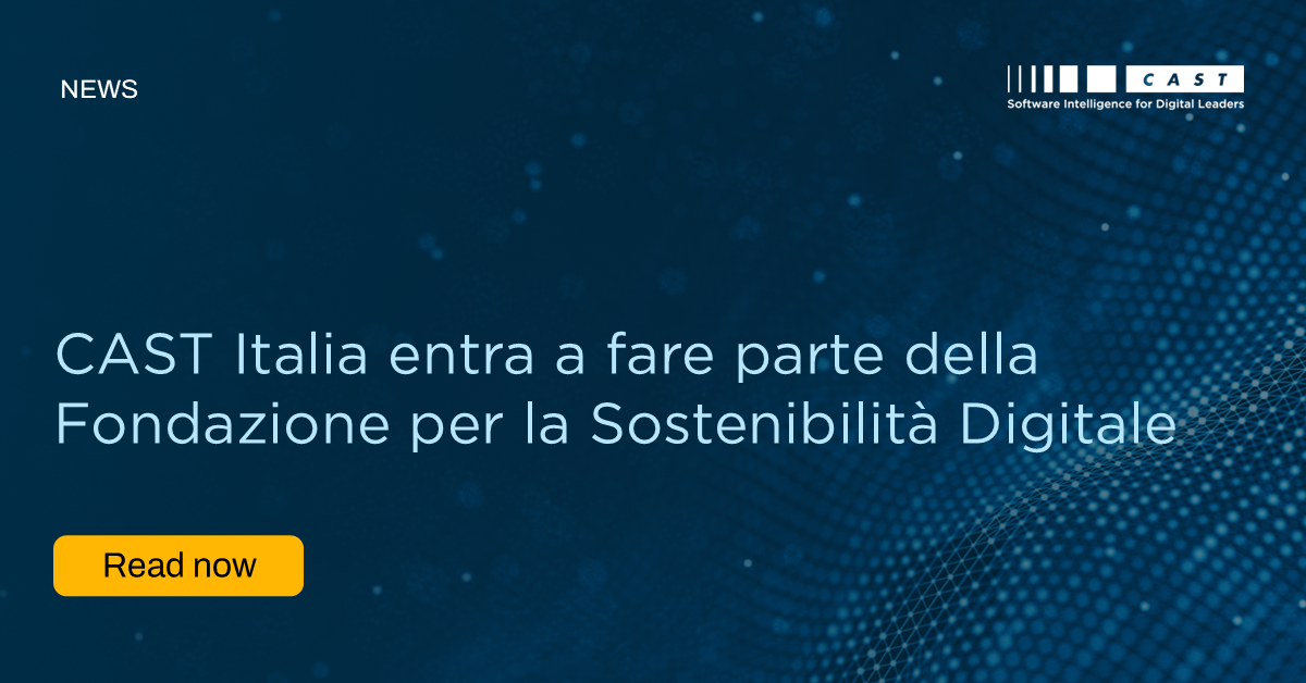 CAST Italia entra a fare parte della Fondazione per la Sostenibilità ...