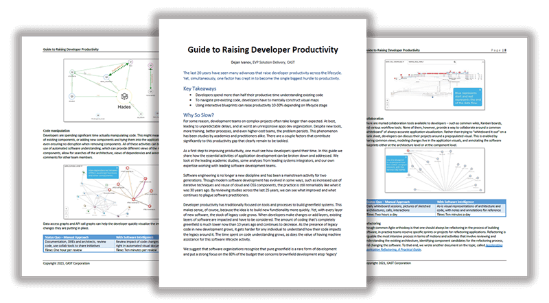 Raising Developer Productivity