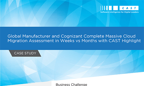 How Auto Tech Firm Accelerates Large Scale App Containerization for Cloud with CAST Highlight
