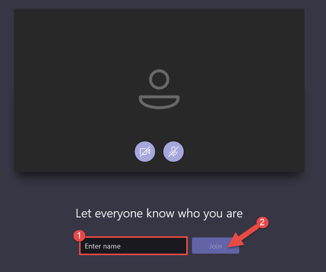 Enter your name and click on Join